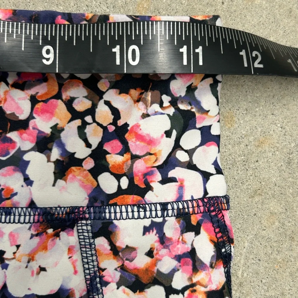 Old Navy Active Floral Leggings Girls Size L (10-11) Activewear Colorful